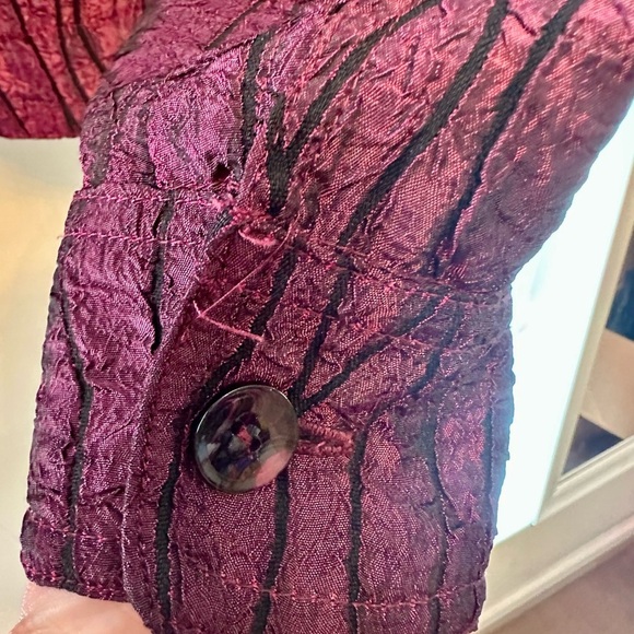 Vintage Y2K Roughrider Wine Red Jacket Medium (missing one button) - Picture 4 of 7